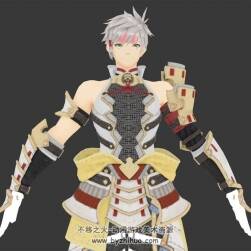 異度神劍2 游戲角色Addam及武器3DMax模型下載