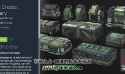 unity3d 軍事戰(zhàn)利品箱子模型 Loot Crates Military 1.0