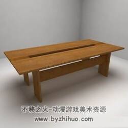 Small table for negotiations 会议桌3DMax模型下载