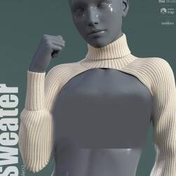 OneSix_Strip+Sweater+for+Genesis+8毛衣 百度网盘下载