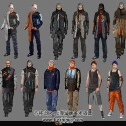 Remember Me 勿忘我 游戲原畫素材 415P