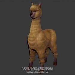 羊駝 草泥馬 動(dòng)物3D模型百度網(wǎng)盤下載