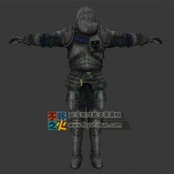中世纪 铠甲 士兵模型