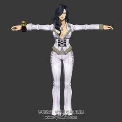 Tsubaki Amamiya 3Dobj格式模型含贴图下载