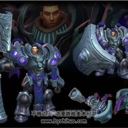 坦克大重士 凱文瓊斯 鎧甲 次時代3D模型