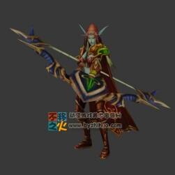300英雄亡灵女王 3D游戏模型