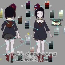 巴哈姆特之怒GENESIS 色見本原畫素材cos服裝制作 81P