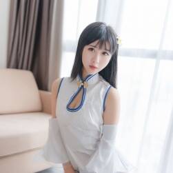 喵糖映畫Cos 黑絲旗袍人物寫真作品分享下載 41P