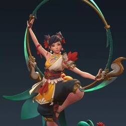 武俠風(fēng)女 3D游戲角色模型 百度網(wǎng)盤(pán)分享下載