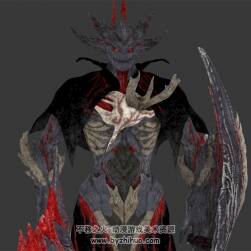 Queen's Knight 惡魔騎士3DMax fbx格式模型下載