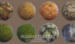 Stylized Forest Materials 1.1 大自然材質(zhì)貼圖