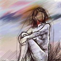 色彩人體試涂