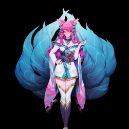 LOL最新系列皮膚靈魂蓮華設(shè)計拆分圖以及背景