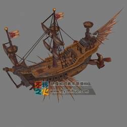 古风海上船 战船 Max模型