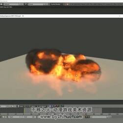 Blender火焰煙霧制作視頻教程  燃燒效果模擬教學 附源文件