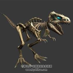 恐龙骨架 博物馆摆件 3D模型百度网盘下载