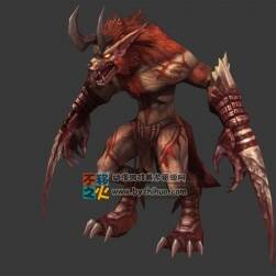 兽人 妖怪 狼人模型
