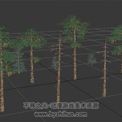 松树3D模型合集