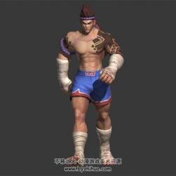次世代 壮汉肌肉男格斗角色 3D模型