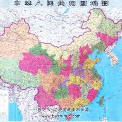 中国地图一张 超级像素 2张图片 jpg格式 23.3MB