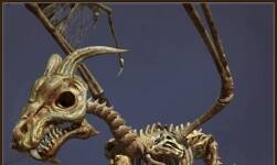 Bones Dragon 1.0 飛龍骨架動畫模型