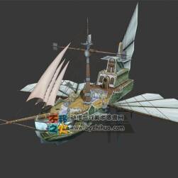 高级战船 Max模型