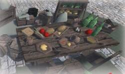 Low Poly Medieval Furniture and Props 1