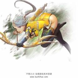 游戲角色素材 女性角色概念原畫分享參考 3003P