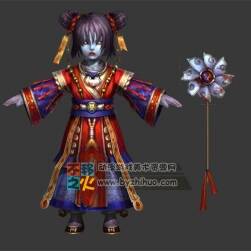 法师 萝莉 僵尸模型