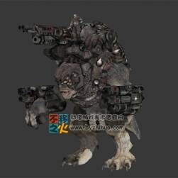 战争机器BOSS 3D模型