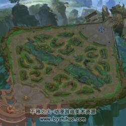 王者最新3D場景模型 1V1 3V3 5V5 MOBA游戲地圖