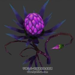 魔界植物 幽冥花 Max模型