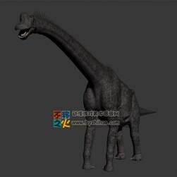 长颈 植食恐龙 Max模型