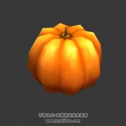 大南瓜 max格式 3D模型下載 四角面