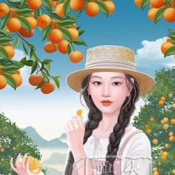 桔園寫真-桔子女孩