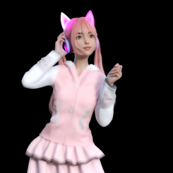 卡哇伊可愛美少女模型
