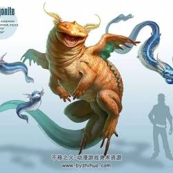 Arvalis画师的怪物生物原画概念设计分享下载 50P
