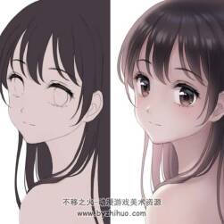 手繪女孩(PSD分層文件)