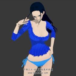 妮可羅賓 泳裝pose Max模型 含綁定