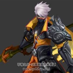 金槍蒙面武士 含連續(xù)攻擊動作 Max模型