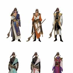 游戲角色素材 綜合型精選角色原畫 2486P