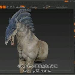 ZBrush 雕刻幽靈馬視頻教程 附源文件