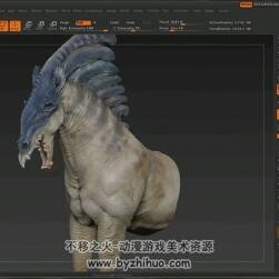 ZBrush 雕刻幽灵马视频教程 附源文件