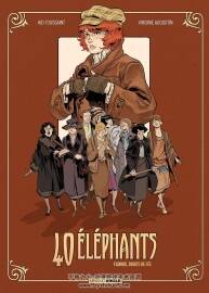 40 éléphants 1-2冊 Virginie Augustin - Kid Toussaint