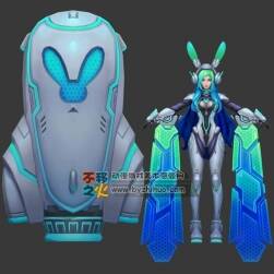 王者荣耀 貂蝉[逐梦之音] 3D角色模型