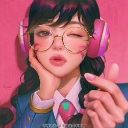 國內(nèi)畫師c home 色彩飽滿的人物插畫作品圖片分享賞析下載 114P