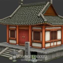 中式古代古庙建筑 Max模型