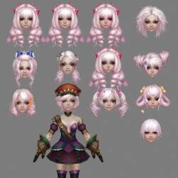神魔大陆--矮人族女模型
