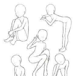 川口イッサ 人體姿勢素材 vol01-36 美術練習素材圖包 百度網盤下載