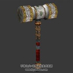 游戲武器 神錘 Max模型